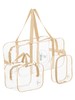 Комплект из 3-х сумок в роддом, цв. бежевый  тм.ROXY-KIDS
