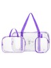 Комплект из 3-х сумок в роддом, цв.фиолетовый  тм.ROXY-KIDS