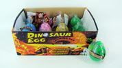 *Игрушка растущая Динозавр, в ассорт,в яйце 9*6см