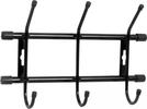 Вешалка настенная (3 крючка) для верхней одежды и головных уборов ,28,5*18*7 см  цв.черный